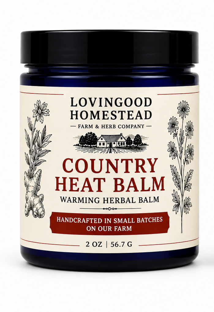 Country Heat Balm - 2 oz Jar (Full Size)