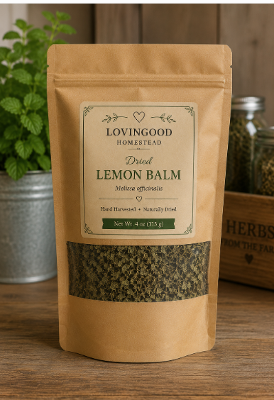 Lovingood Homestead Dried Lemon Balm product image 8